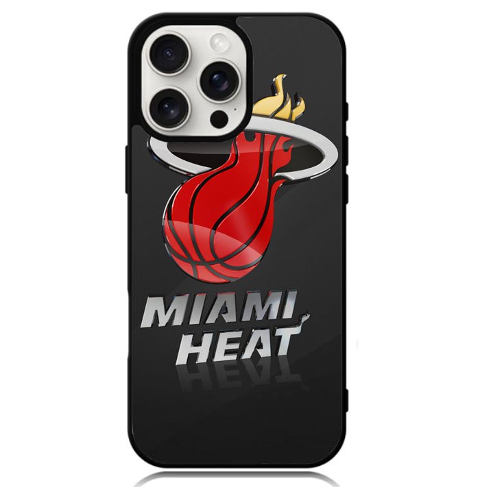 Miami Heat 3D Case iPhone 16 Pro Max BC0467