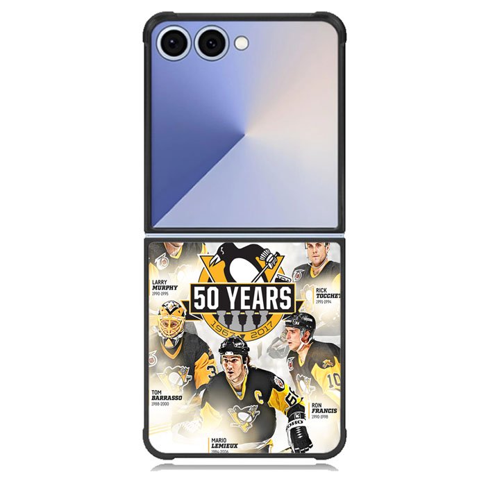 pittsburgh penguins anniversary Samsung Galaxy Z Flip 7 Case BC0391