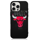 Shiny Chicago Bulls Case iPhone 16 Pro Max BC0400