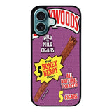 Backwoods Honey Berry Cigars Case iPhone 16 Plus BC0409