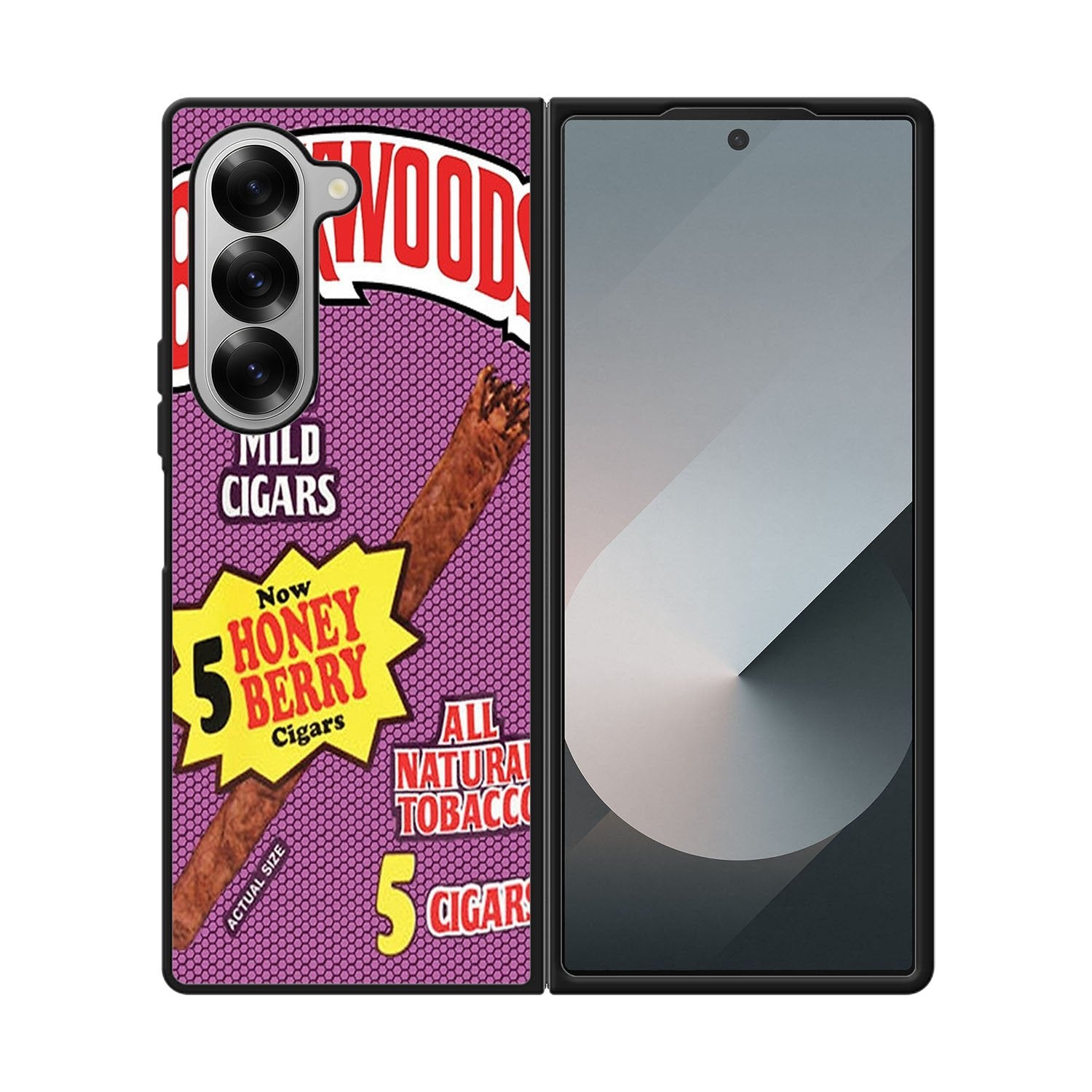 Backwoods Honey Berry Cigars Case Samsung Galaxy Z Fold 6 5G BC0409