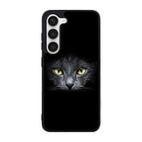 Black Cat Face Case Samsung Galaxy S25 Plus 5G BC0410