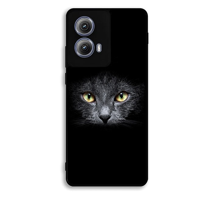 Black Cat Face Motorola Moto Edge 2024 Case BC0410