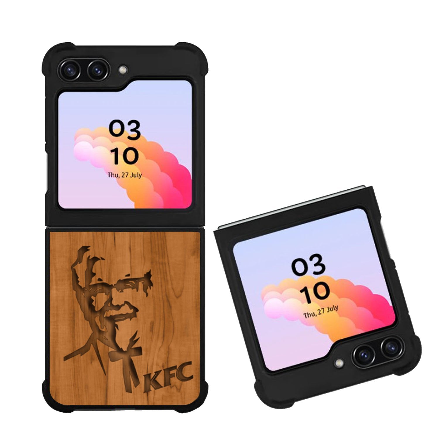 KFC Logo Wood Case Samsung Galaxy Z Flip 5 5G BC0452