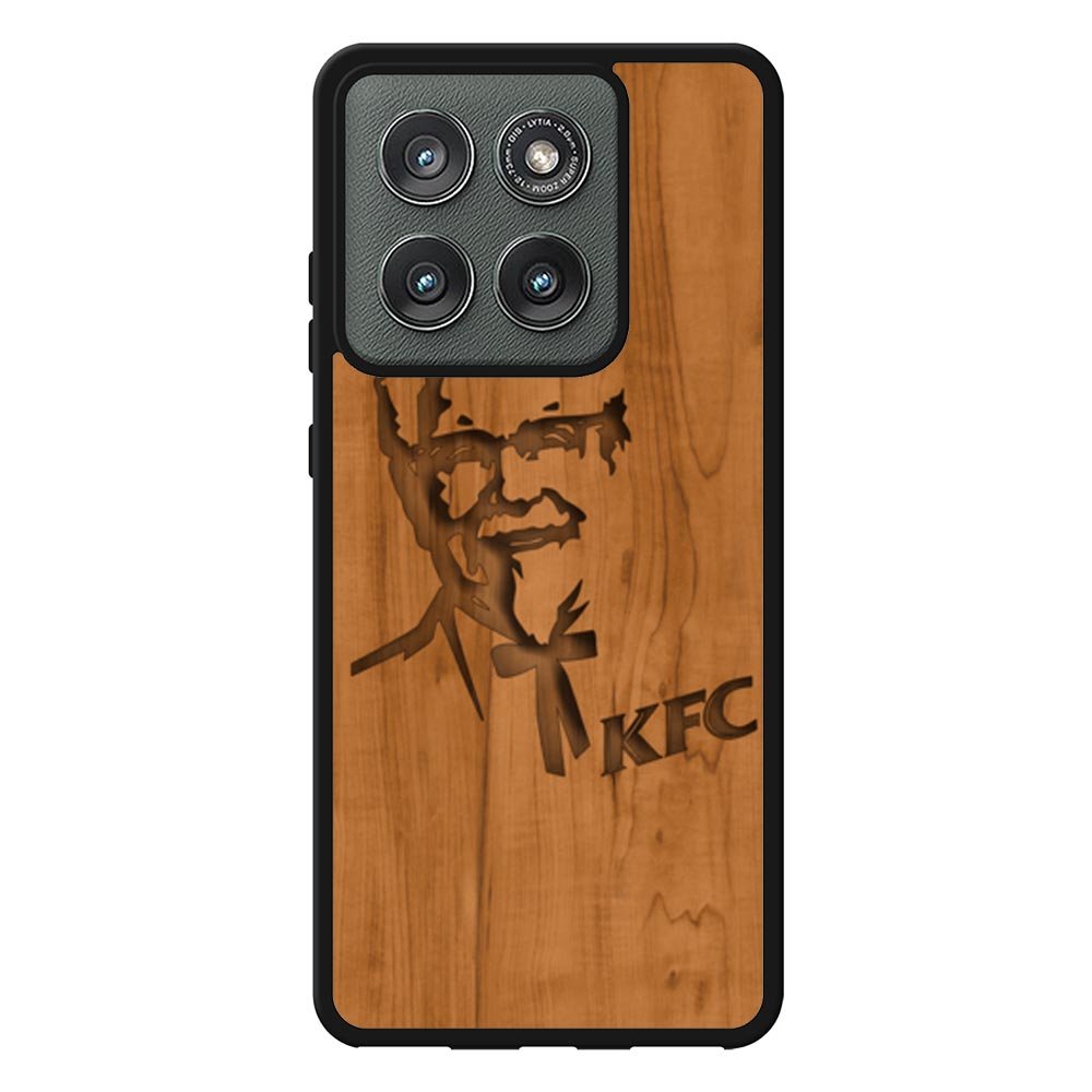 KFC Logo Wood Case Motorola Moto Edge 2025 BC0452