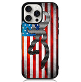 Camo American Flag Case iPhone 16 Pro Max BC0475