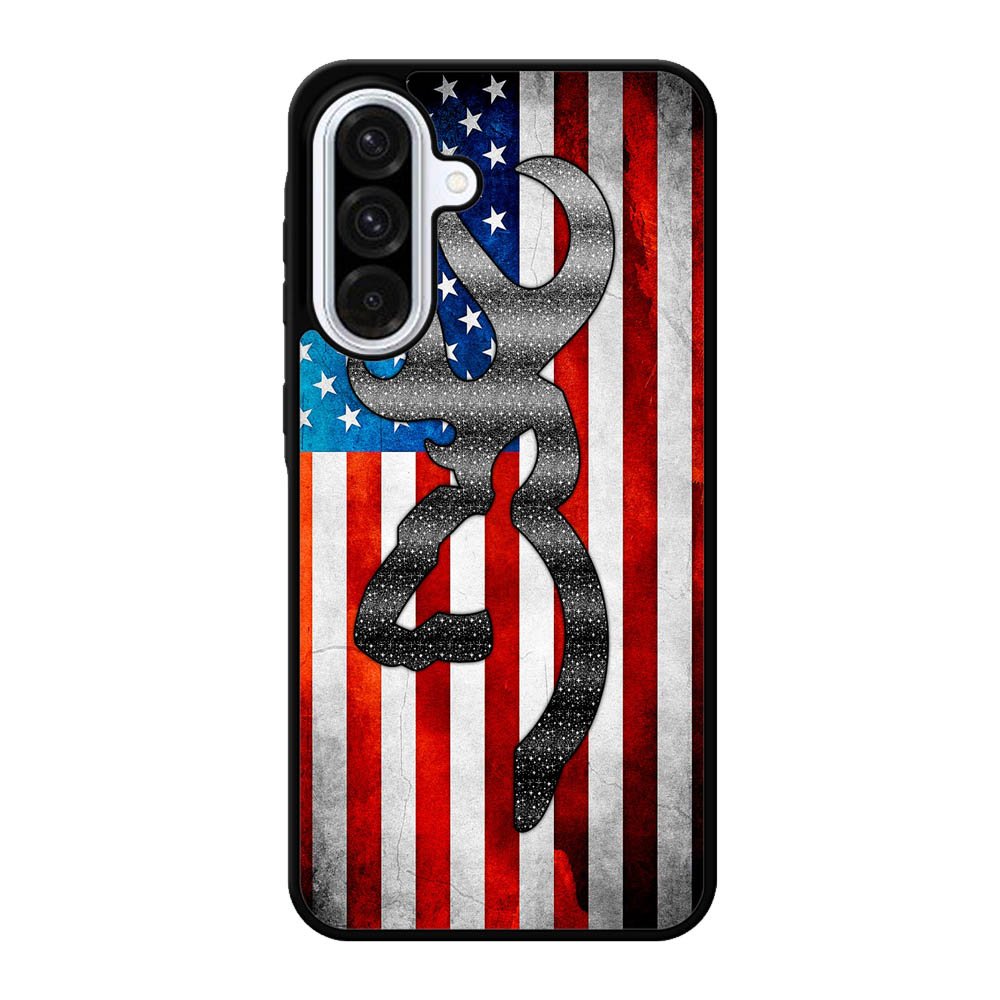 Camo American Flag 1st Samsung Galaxy A56 Case FE3437