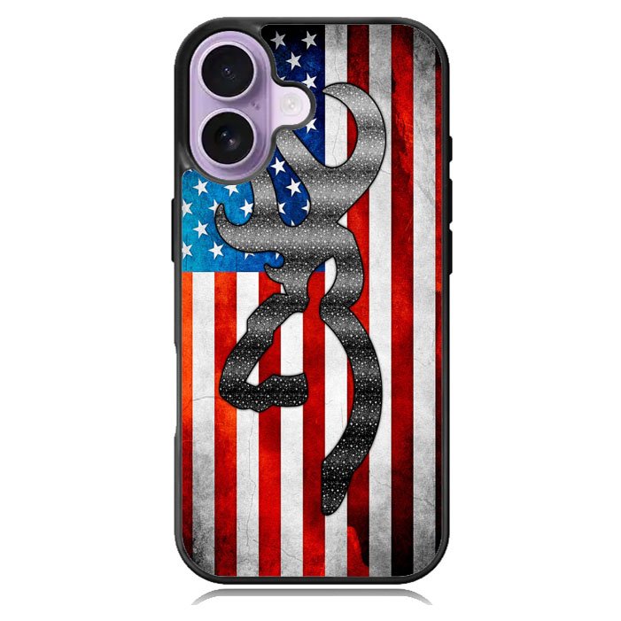 Camo American Flag iPhone 17 Case BC0475