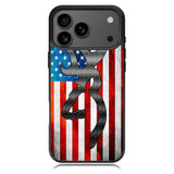 Camo American Flag iPhone 17 Pro Case BC0475