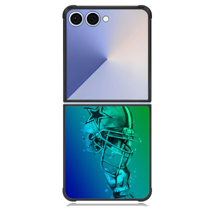 Cowboys helmet falling Samsung Galaxy Z Flip 7 Case BC0478