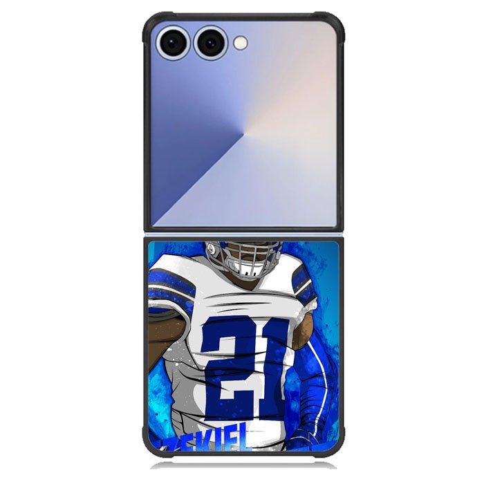 Ezekiel Elliott Dallas Cowboys Samsung Galaxy Z Flip 7 Case BC0486