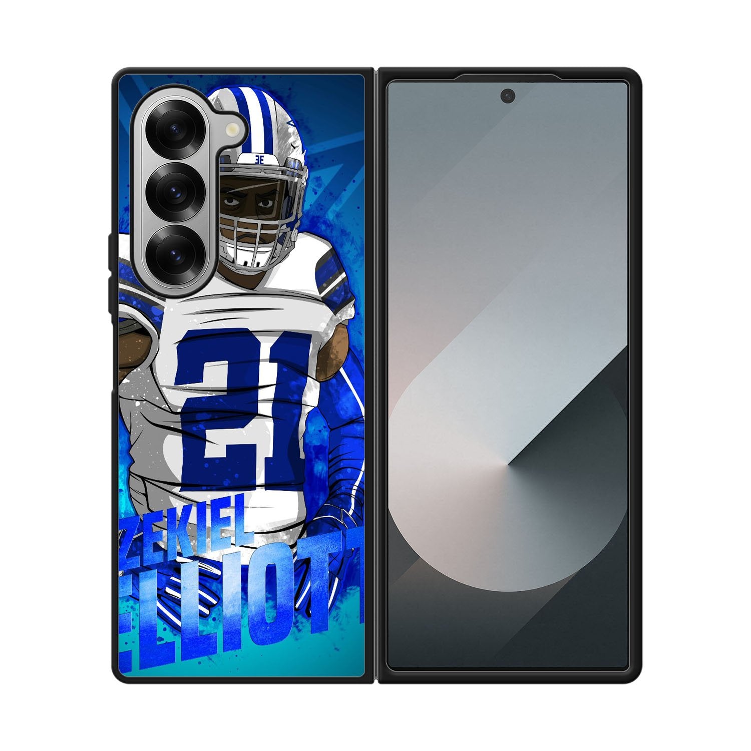 Ezekiel Elliott Dallas Cowboys Case Samsung Galaxy Z Fold 6 5G BC0486