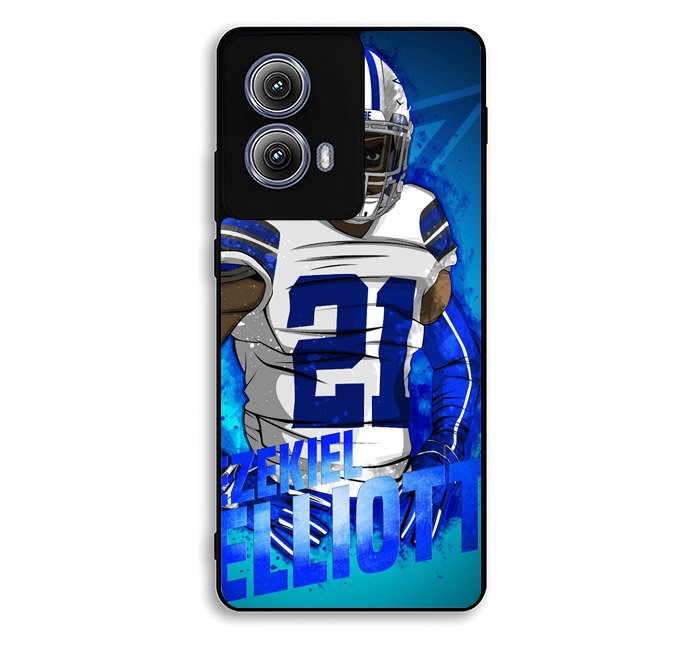 Ezekiel Elliott Dallas Cowboys Motorola Moto Edge 2024 Case BC0486