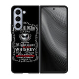 Jack Skellington Blood Whiskey Case Samsung Galaxy z Fold 5 5G BC0507