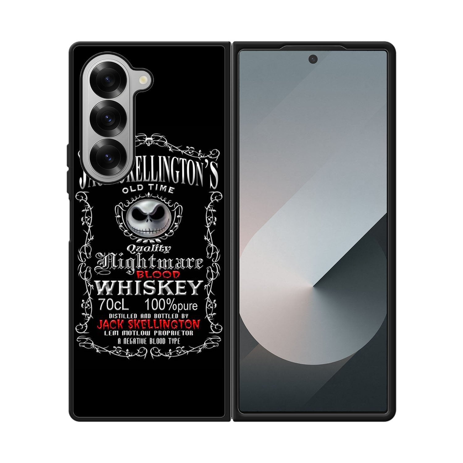 Jack Skellington Blood Whiskey Case Samsung Galaxy Z Fold 6 5G BC0507