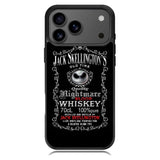 Jack Skellington Blood Whiskey iPhone 17 Pro Case BC0507