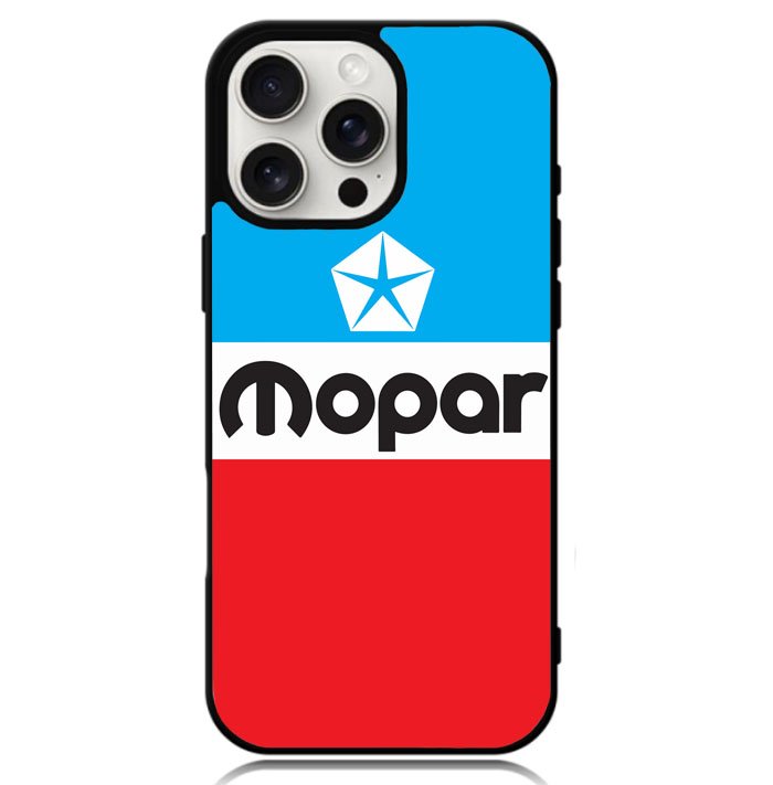 Mopar Black Logo Case iPhone 16 Pro Max BC0513
