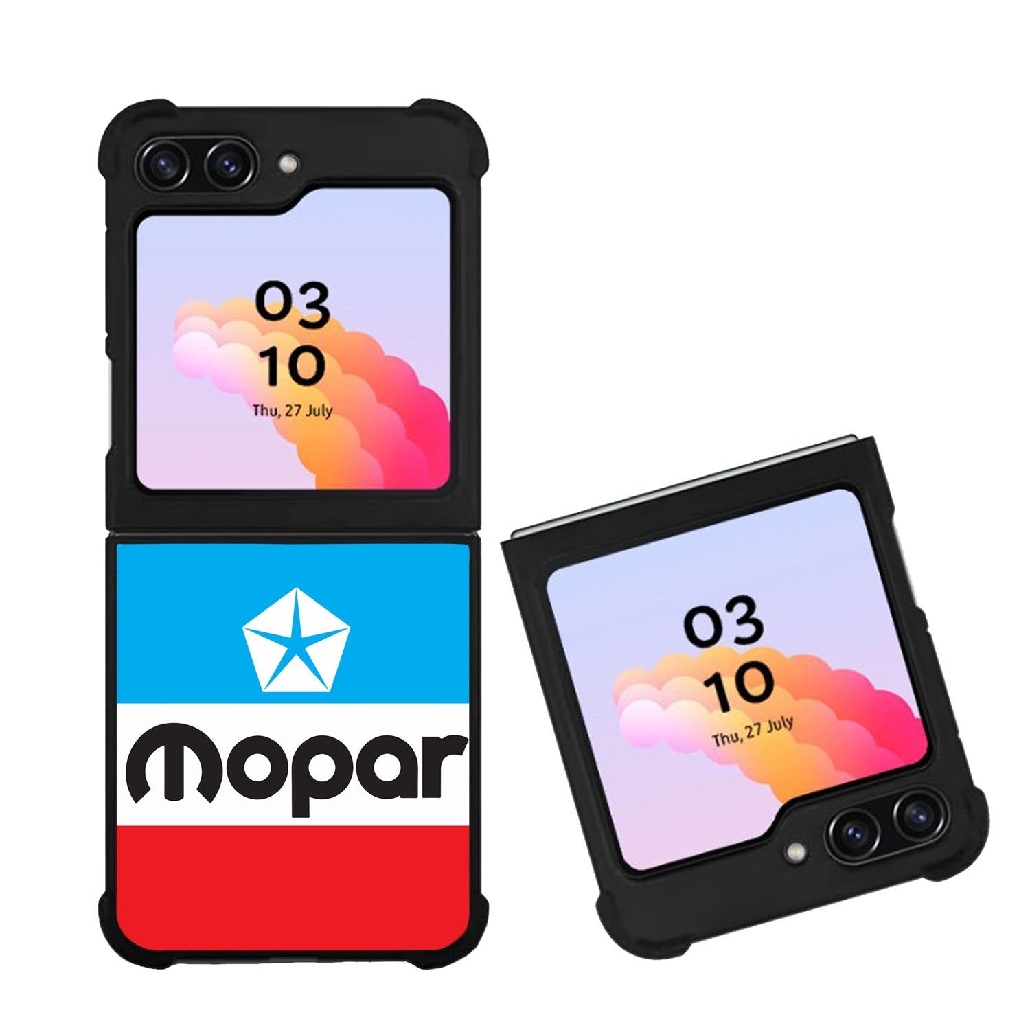 Mopar Black Logo Case Samsung Galaxy Z Flip 5 5G BC0513