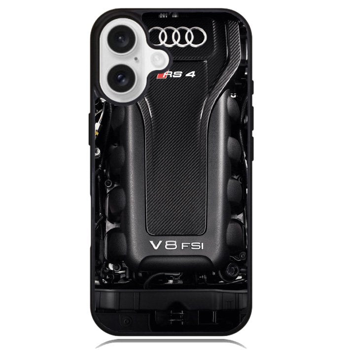 Audi RS 4 engine Case iPhone 16 BC0473