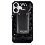 Audi RS 4 engine Case iPhone 16 BC0473