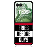 Fries before guys X5722 Motorola Moto Razr+ Plus 2024/2025 Case, Motorola Razr 50 Ultra/50s Ultra Case