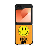 Fuck Off Smiley Case Samsung Galaxy Z Flip 6 5G BC0489