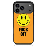 Fuck Off Smiley iPhone 17 Pro Case BC0489
