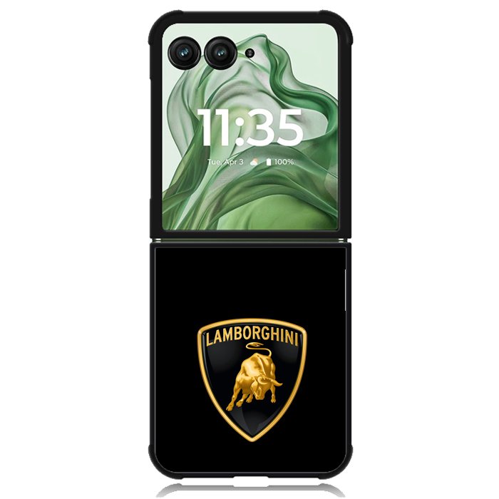 Lamborghini Logo X5730 Motorola Moto Razr+ Plus 2024/2025 Case, Motorola Razr 50 Ultra/50s Ultra Case