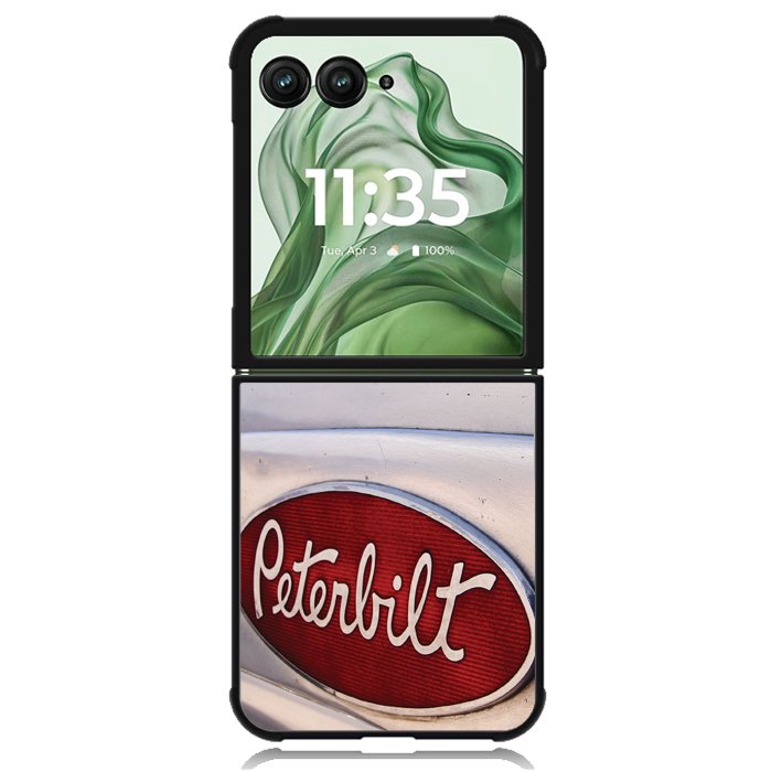 Peterbilt Emblem X5716 Motorola Moto Razr+ Plus 2024/2025 Case, Motorola Razr 50 Ultra/50s Ultra Case
