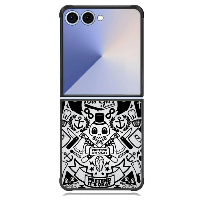Pretend Its Okay Samsung Galaxy Z Flip 7 Case BC0502