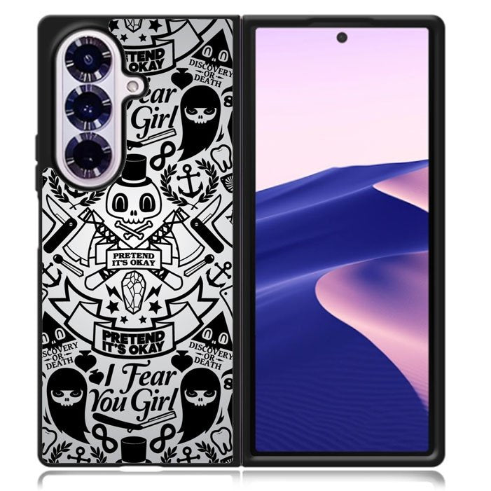 Pretend Its Okay Samsung Galaxy Z Fold 7 5G Case BC0502