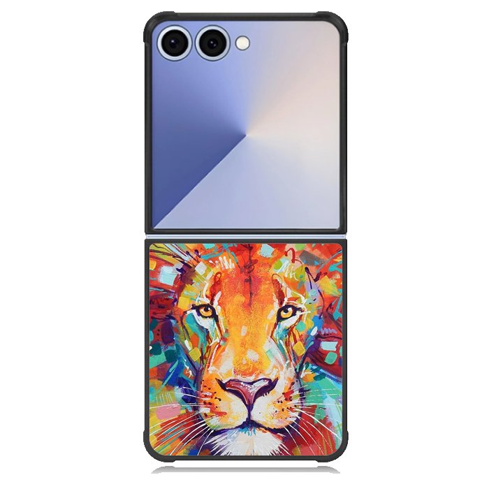 Abstract Lion X5731 Samsung Galaxy Z Flip 7 Case