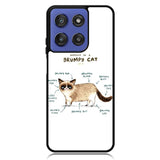 Anatomy Of A Grumpy Kitty X5744 Motorola Moto G Stylus 5G 2025 Case