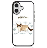 Anatomy Of A Grumpy Kitty X5744 iPhone 16 Case