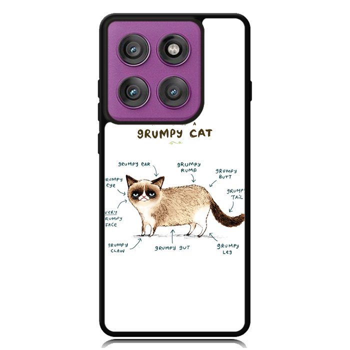 Anatomy Of A Grumpy Kitty X5744 Motorola Moto Edge 2025 | Moto Edge 60 Fusion | Moto Edge 60 Pro Case