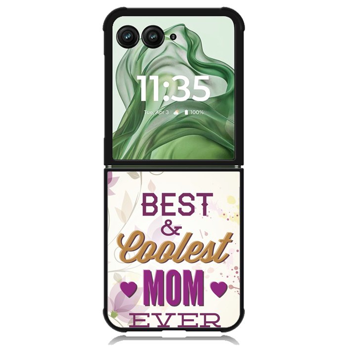 Best Mom Ever X5755 Motorola Moto Razr+ Plus 2024/2025 Case, Motorola Razr 50 Ultra/50s Ultra Case