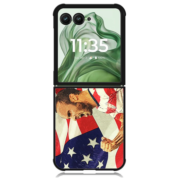 Landon Donovan Digital Art X5784 Motorola Moto Razr+ Plus 2024/2025 Case, Motorola Razr 50 Ultra/50s Ultra Case
