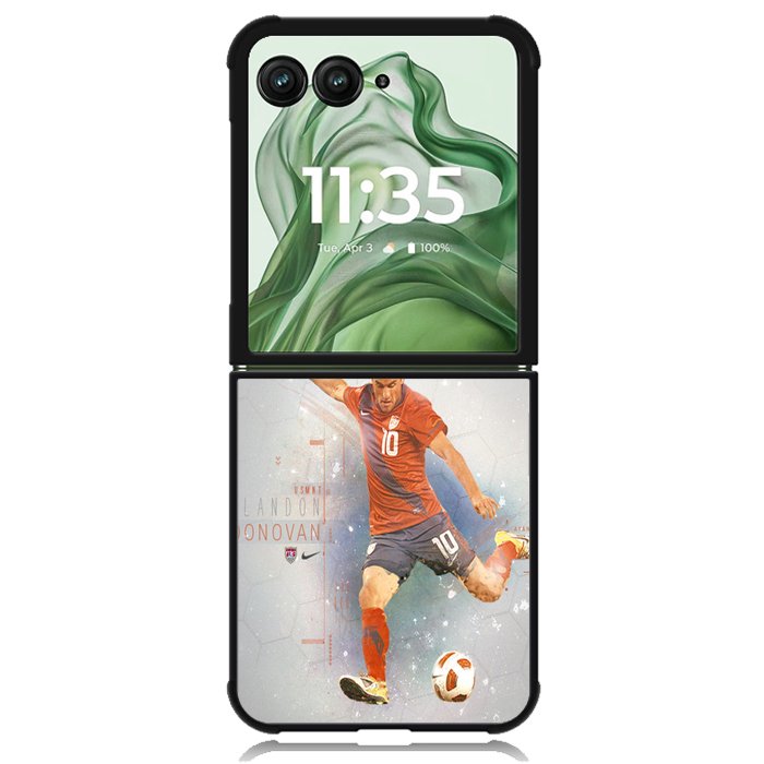 Landon Donovan Soccer X5782 Motorola Moto Razr+ Plus 2024/2025 Case, Motorola Razr 50 Ultra/50s Ultra Case