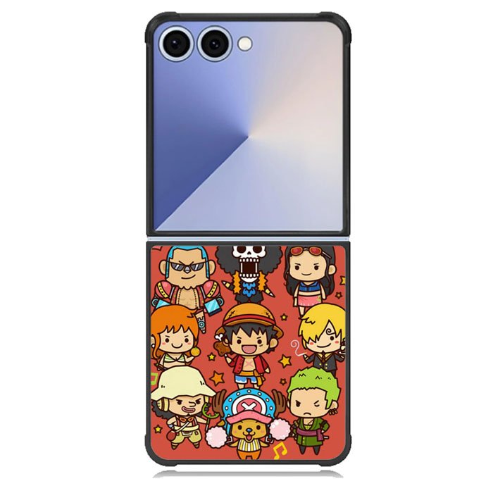 Cute One Piece Cartoon Samsung Galaxy Z Flip 7 Case BC0533