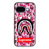Shark Face Pink Camo Google Pixel 10A Case BC0550
