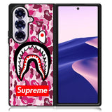 Shark Face Pink Camo Samsung Galaxy Z Fold 7 5G Case BC0550