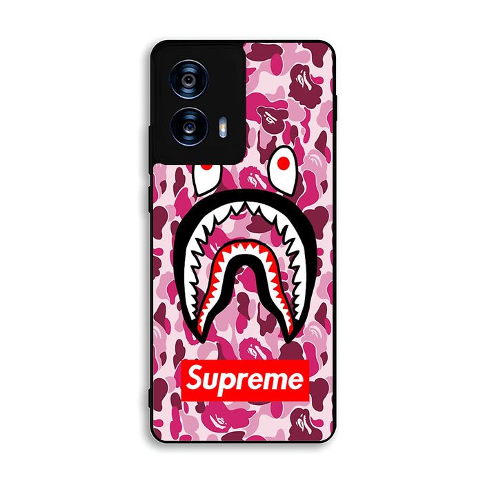 Shark Face Pink Camo Motorola Moto G Power 5G 2024 Case BC0550