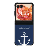 blue anchor Motorola Moto Razr 2025/2024 , Moto Razr 60/50 Case BC0588