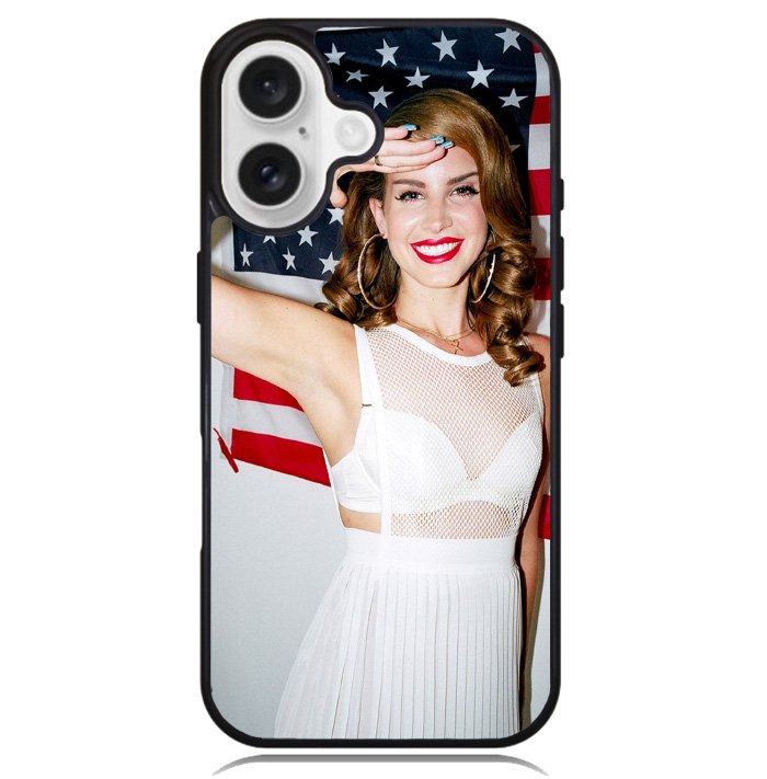 Lana Del Rey American Flag Case iPhone 16 BC0539