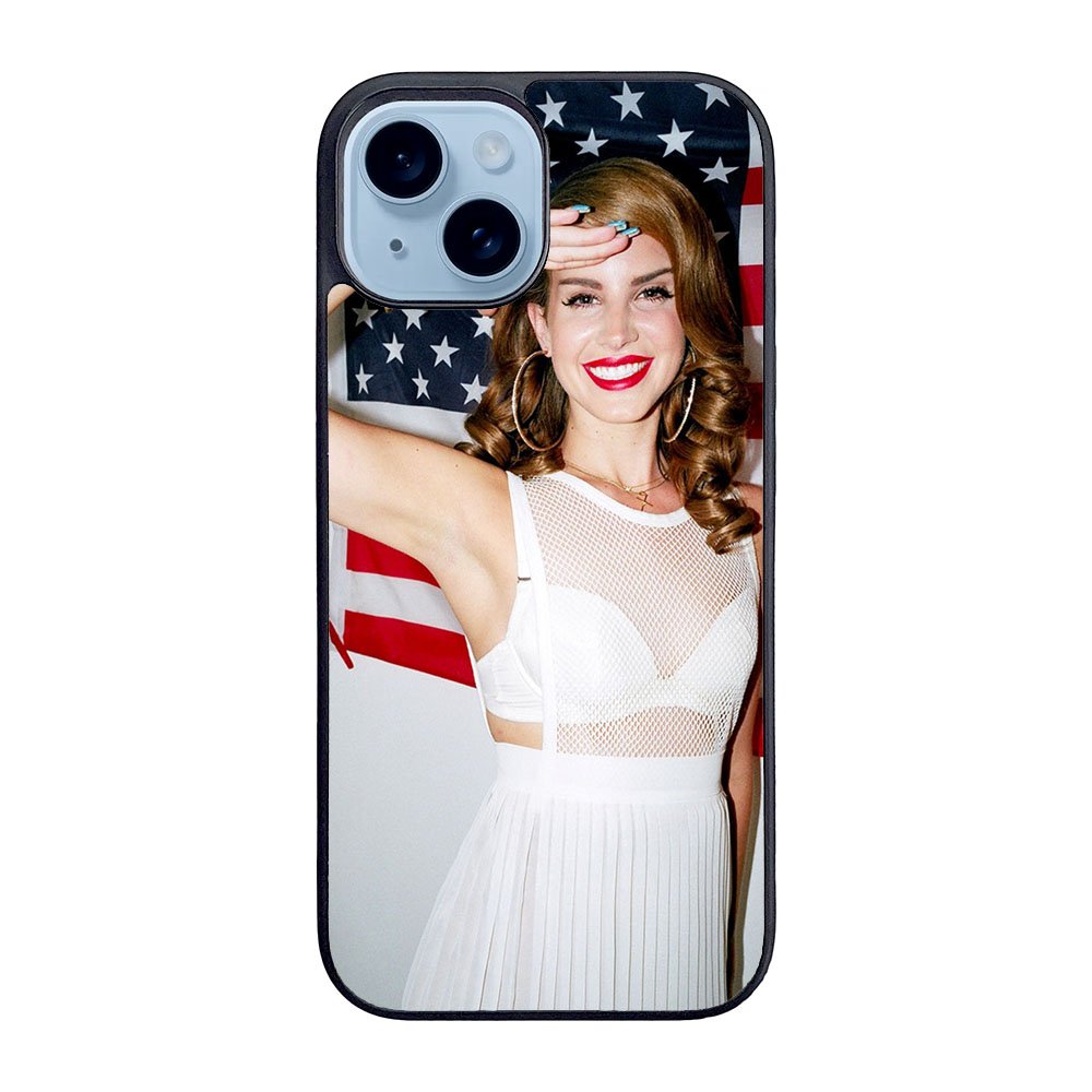 Lana Del Rey American Flag Case iPhone 15 BC0539
