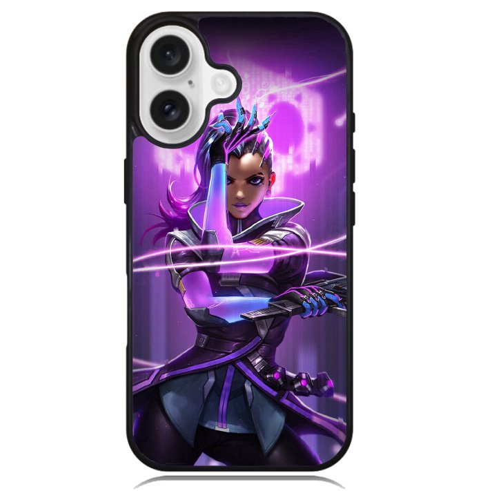 Overwatch Sombra Purple Case iPhone 16 BC0542