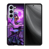 Overwatch Sombra Purple Case Samsung Galaxy z Fold 5 5G BC0542