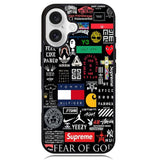 Apple Odd Future Sticker Case iPhone 16 BC0580