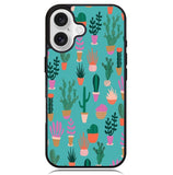 Patio Pattern Cactus Case iPhone 16 BC0570