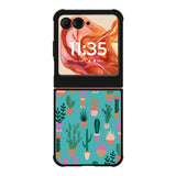 Patio Pattern Cactus Motorola Moto Razr 2025/2024 , Moto Razr 60/50 Case BC0570